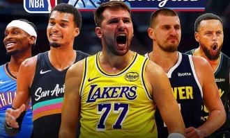 全明星首发：东契奇票王 詹姆斯连续21年纪录终结